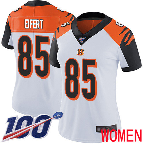 Cincinnati Bengals Limited White Women Tyler Eifert Road Jersey NFL Footballl #85 100th Season Vapor Untouchable->youth nfl jersey->Youth Jersey